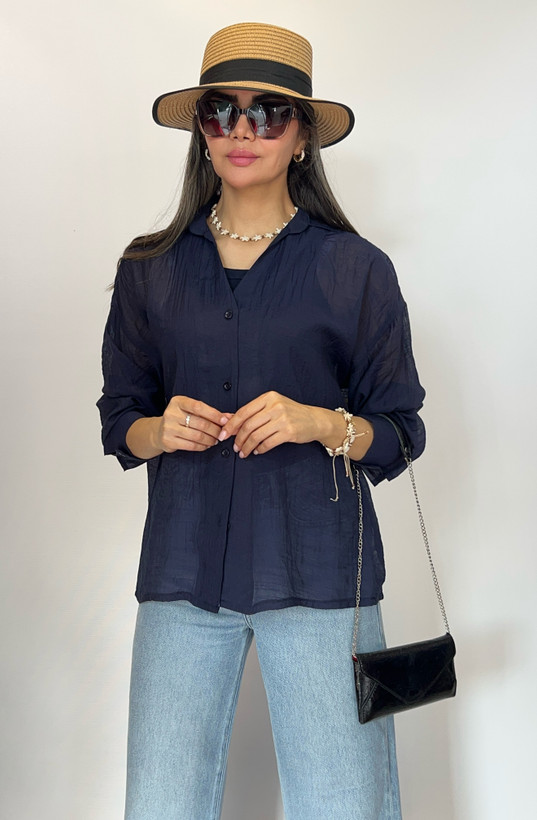 شومیز شیشه ای یقه ۷