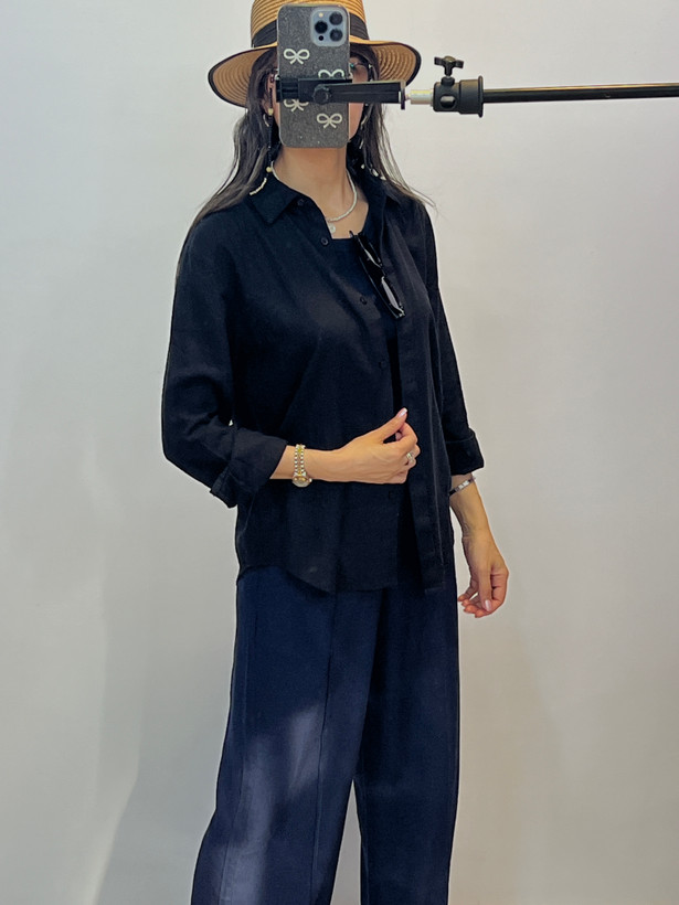 شومیز لینن وارداتی